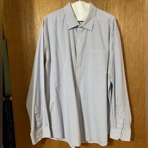 Van Heusen Blue Checkered XL Dress Shirt